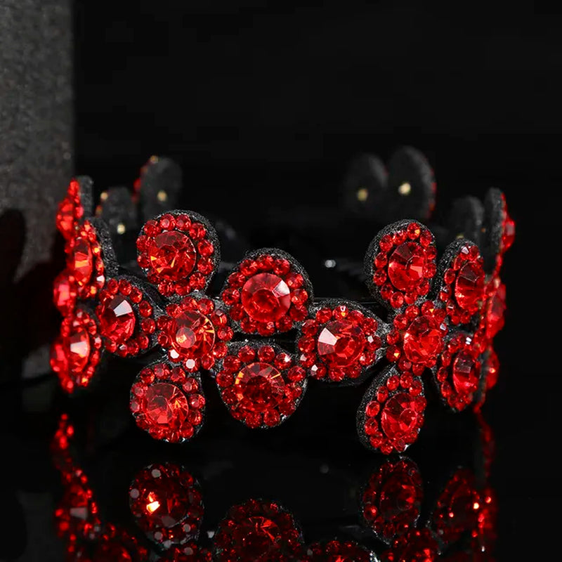 "Stylish Rhinestone Hair Clip: Add Glamour with Crystal Bird Nest Twist and Bun Holder - Perfect Hair Accessory for Women"