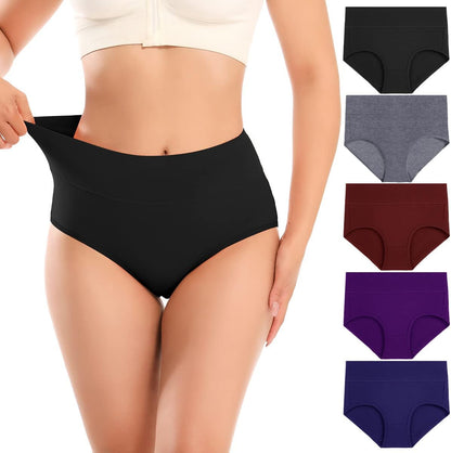 "Ultimate Comfort and Coverage: Luxurious High Waist Cotton Briefs for Women"
