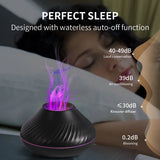 "Transform Your Space with the Portable Volcanic Aroma Diffuser - Enhance Your Atmosphere with Soothing Essential Oils and Colorful Flame Night Light!"