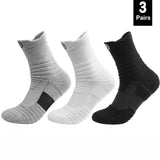 "Ultimate Performance Anti-Slip Sports Socks - Stay Comfortable and Odor-Free During Football, Soccer, and Basketball Games - Perfect Fit for Men and Women - Available in Short and Long Tube Styles - Sizes 38-43"