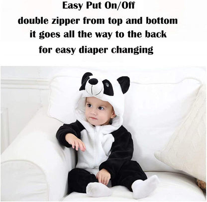 "Cute and Adorable Baby Animal Onesie Costumes for Unisex Halloween Dress-up!"