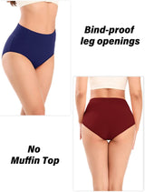 "Ultimate Comfort and Coverage: Luxurious High Waist Cotton Briefs for Women"