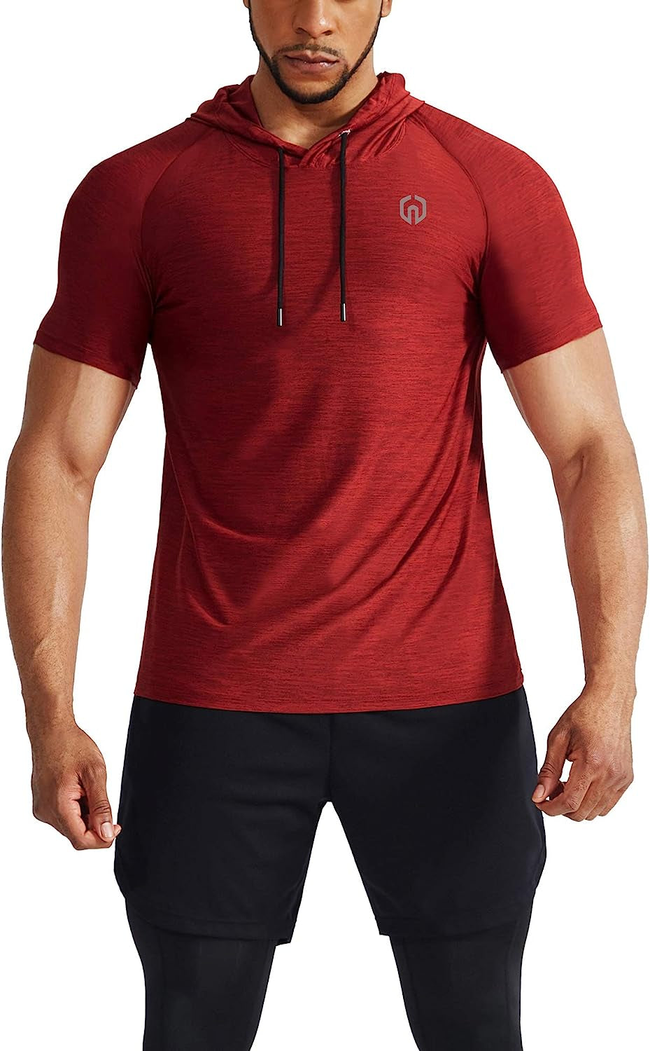 "Enhance Your Comfort and Style with the Men's Dry Fit Performance Athletic Shirt with Hoods!"