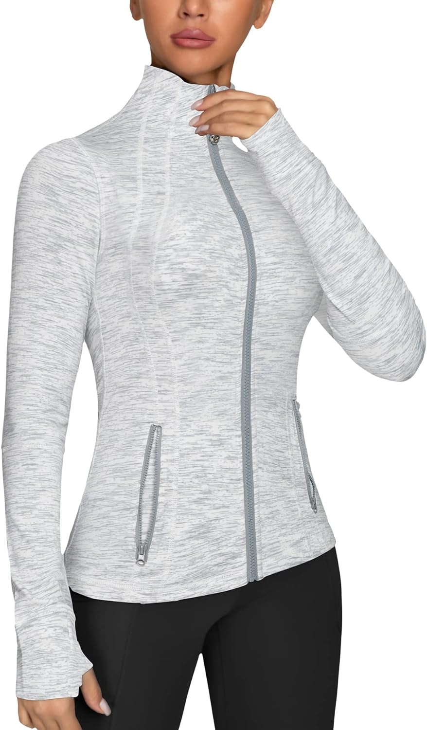 "Enhance Your Comfort and Style with our Women's Lightweight Cotton Running Jacket - Ideal for Gym, Yoga, and Athleisure Wear!"