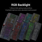 "Optimize Your Gaming Experience with the Redragon S101 Gaming Keyboard and M601 Mouse Combo - Showcasing RGB Backlighting and Customizable Functions [New and Improved Version]"