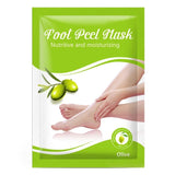 "Enhance Foot Health: 5 Sets of Exfoliating Foot Masks for Silky, Radiant Heels and Nourished Skin - Premium Foot Spa Pedicure Socks for Eliminating Dead Skin, Brightening and Repairing Cracked Feet"