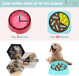 "Ultimate Slow Feeder Bowl for Dogs - Promotes Healthy Eating, Prevents Choking and Bloat, Eco-Friendly and Durable Design!"