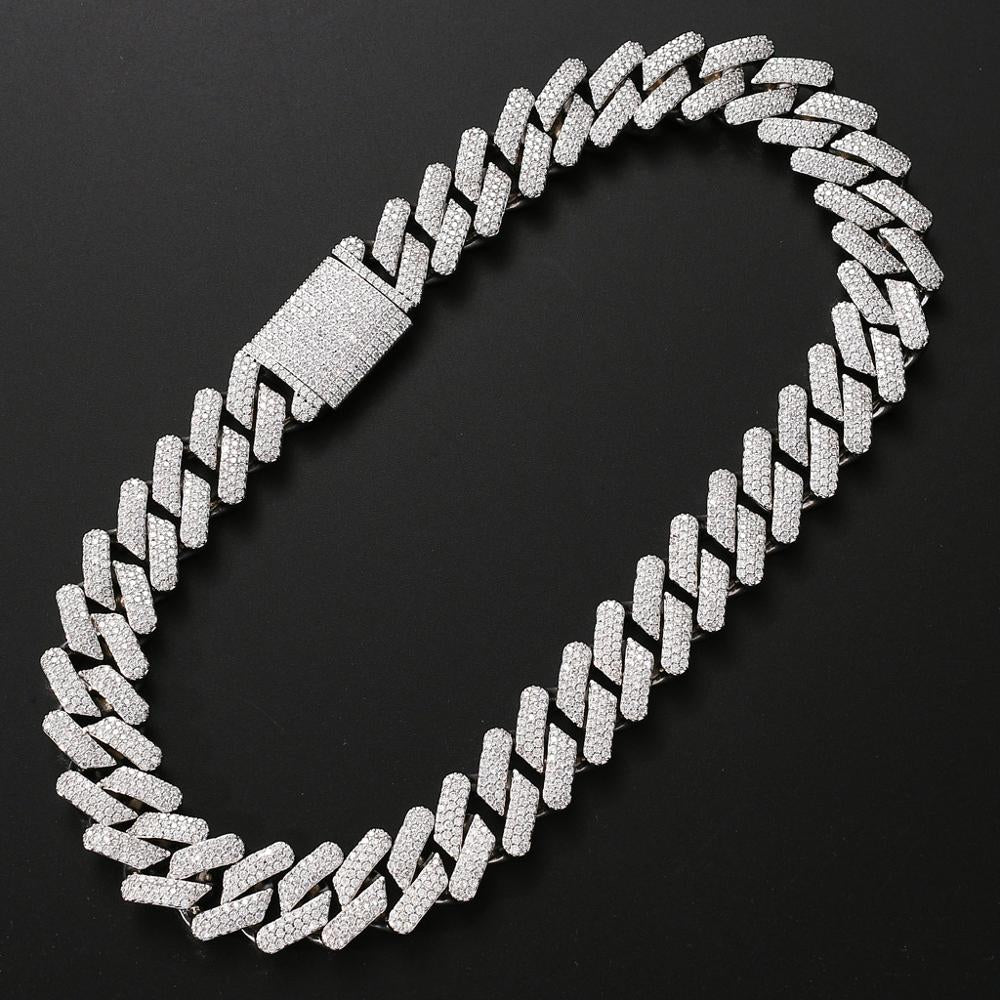 Luxury Ice-Overloaded Cuban Link Necklace - The Ultimate Hip Hop Jewelry