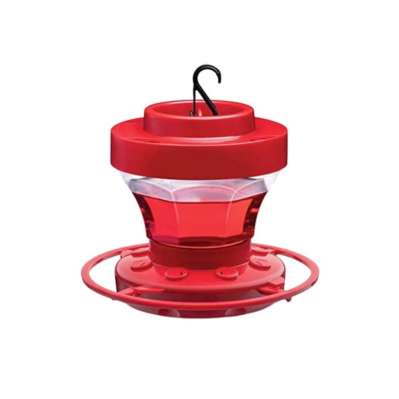 "Premium Hummingbird Feeder with Ant Moat, Bee Guard, and Elegant Design - Ideal for Attracting Charming Avian Species!"