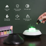 "Transform Your Space with the Portable Volcanic Aroma Diffuser - Enhance Your Atmosphere with Soothing Essential Oils and Colorful Flame Night Light!"