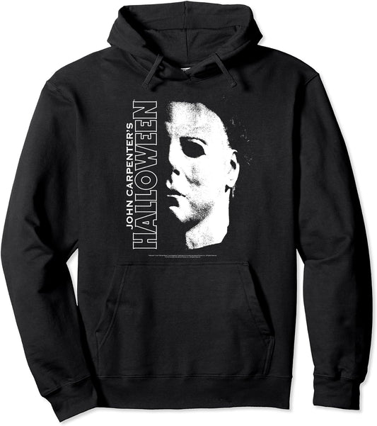 "Michael Myers Oversized Face Pullover Hoodie"