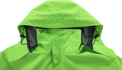 "Enhance Comfort and Style with the Men's Lightweight Waterproof Hooded Rain Jacket - Ideal for Outdoor Excursions and Travel"