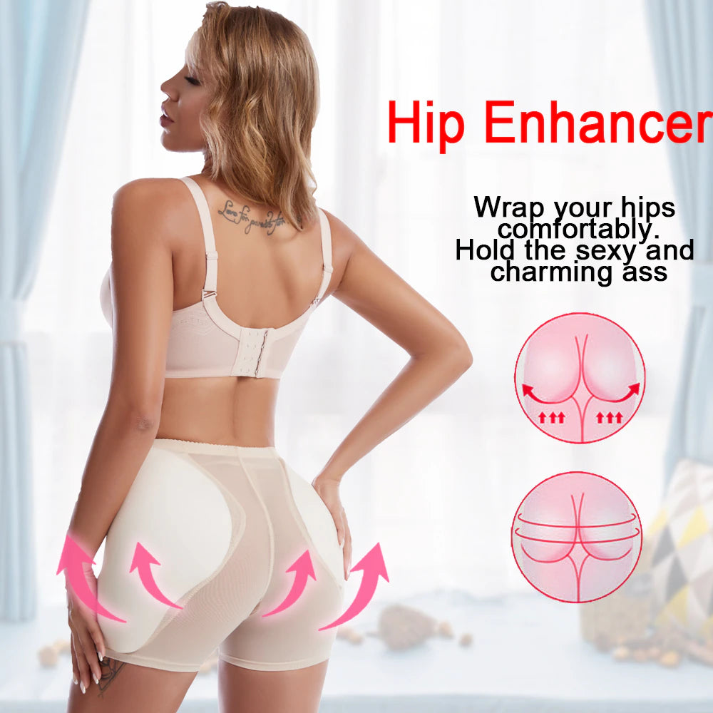 "Ultimate Enhancer: Women's Sexy Butt Lifter Panties for Instant Hip Enhancement and Body Transformation"