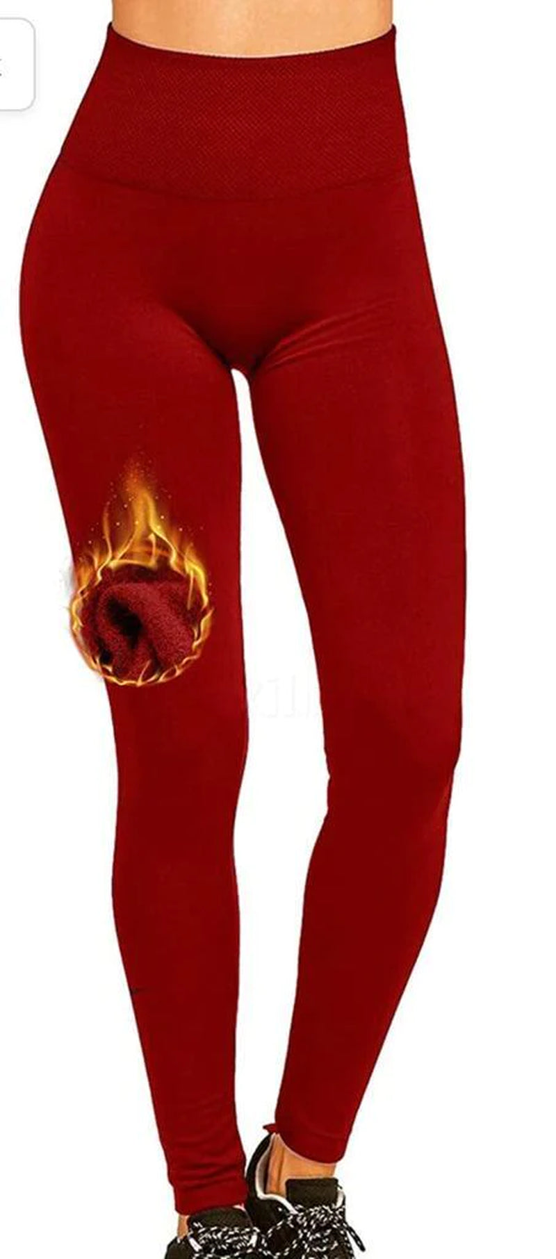 PBG Women's Fleece Leggings - Assorted Colors, High Waist, Stretchy, and Warm - One Size (Recommended for Small-Large)