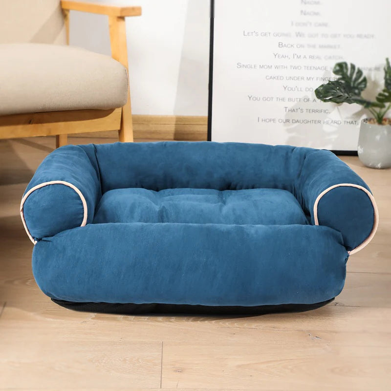 "Premium Pet Haven: Luxurious and Comfortable Sofa Bed for Dogs - An Ideal Sleeping Solution for Cats, Puppies, and Small Pets"