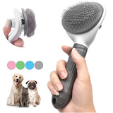 "Ultimate Pet Grooming Tool: Self-Cleaning Brush for Dogs and Cats - Say Goodbye to Pet Hair with Ease!"