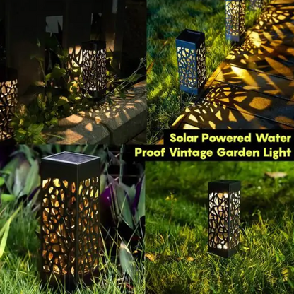 Solar Powered Waterproof Vintage Garden Light