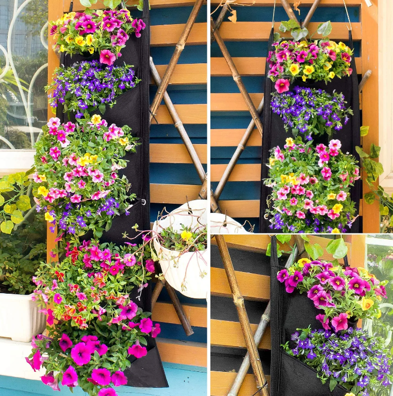 Vertical Hanging Garden Planter Flower Pots