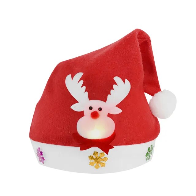 "Santa's Magical Hat of Christmas Cheer: A Funky Sweater for Your Head, with Blinking Lights and Ridiculous Cartoon Characters - Guaranteed to Make Your Kids Giggle and Brighten Up Their New Year!"