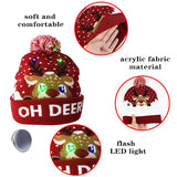 "Santa's Magical Hat of Christmas Cheer: A Funky Sweater for Your Head, with Blinking Lights and Ridiculous Cartoon Characters - Guaranteed to Make Your Kids Giggle and Brighten Up Their New Year!"