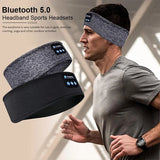 "Ultimate Comfort: Wireless Bluetooth Headband with Built-in Headphones for Sports, Sleep, and Music - The Perfect Multi-functional Headband!"