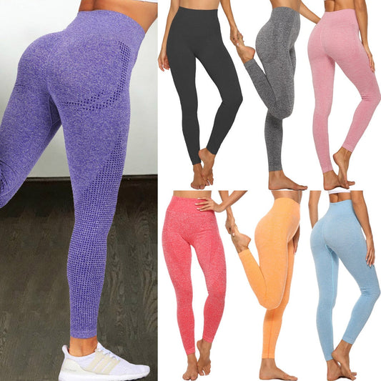 High Waist Seamless Leggings Push