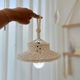 Bohemian Handmade Woven Macrame Lamp