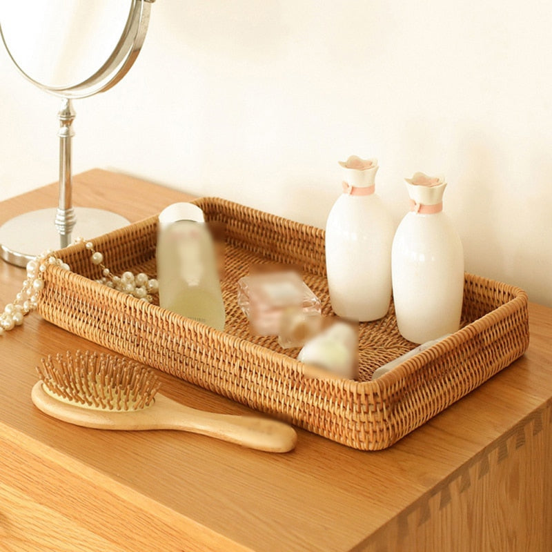 Handwoven Square Storage Basket