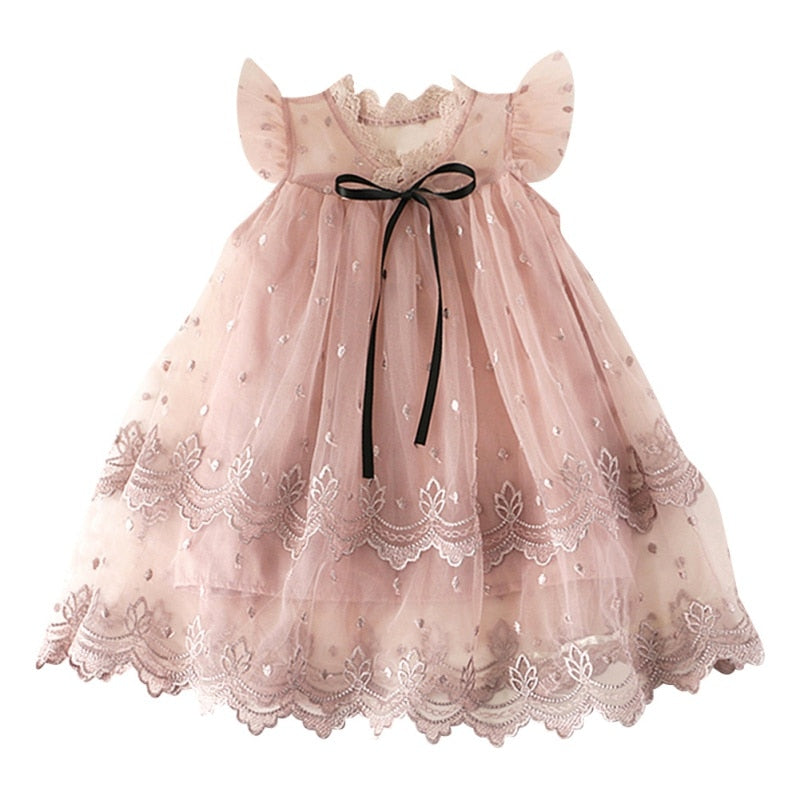 Infant Kids Embroidery Party Dresses