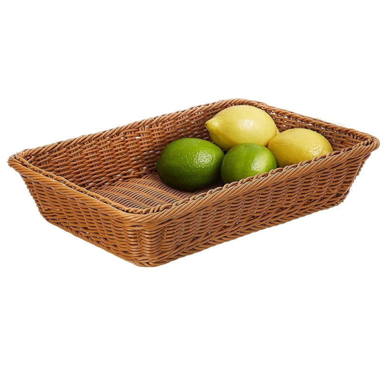 Handwoven Rattan Storage Basket