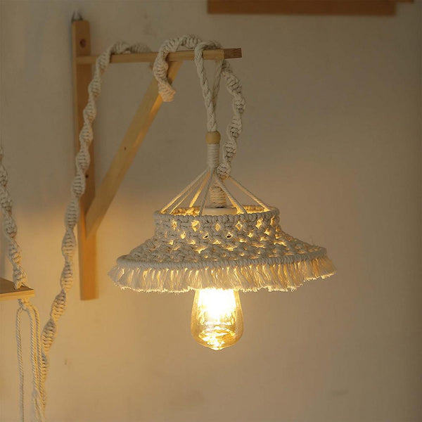 Bohemian Handmade Woven Lamp