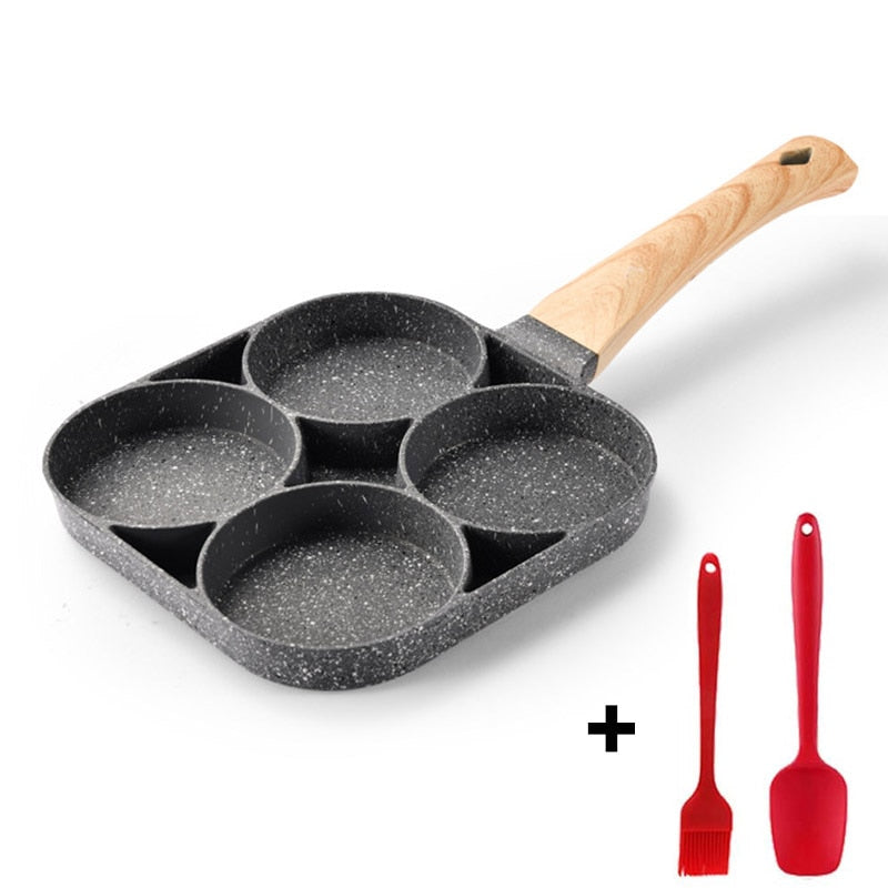 4 Hole Frying Pan