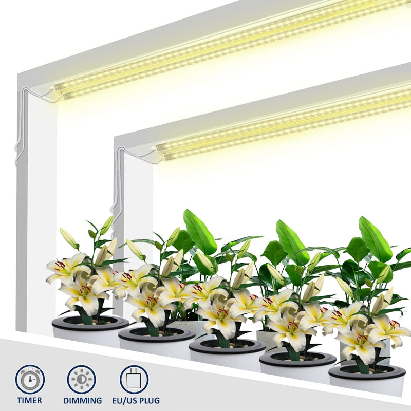 Led Grow Light Strips With 4pcs Bars