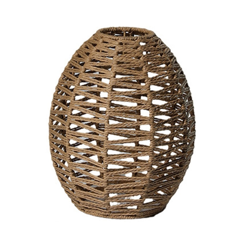 Natural Woven Lamp Shade Rope Weave Lamp