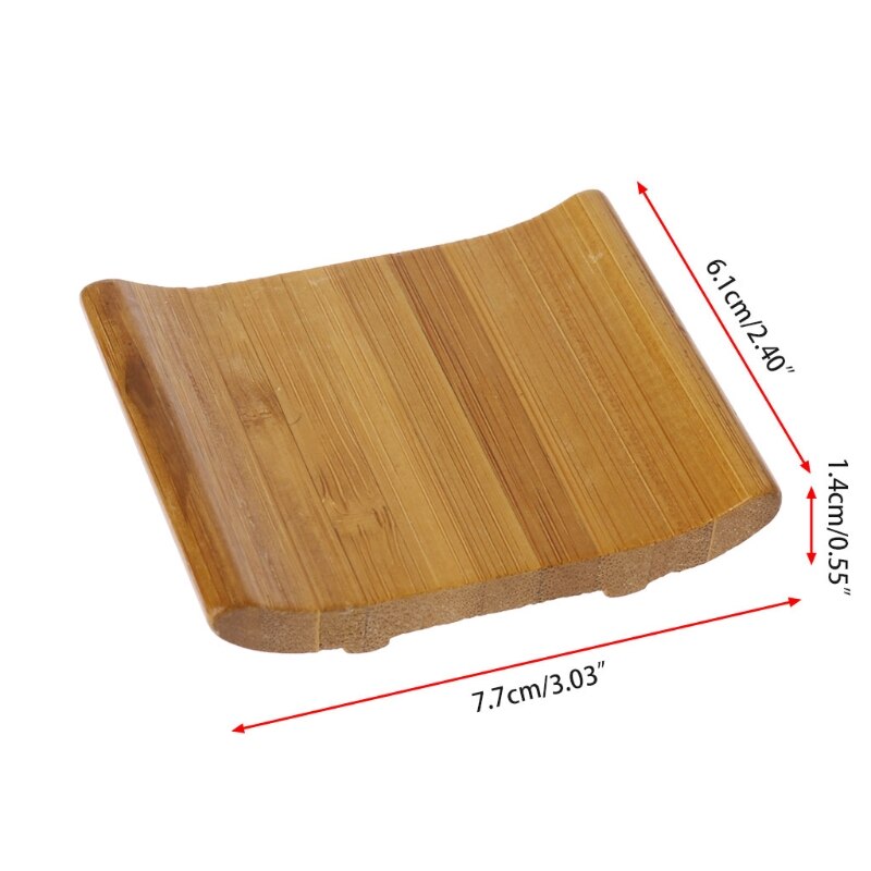 Natural Bamboo Soap Holder Dish