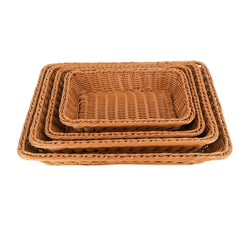 Handwoven Rattan Storage Basket