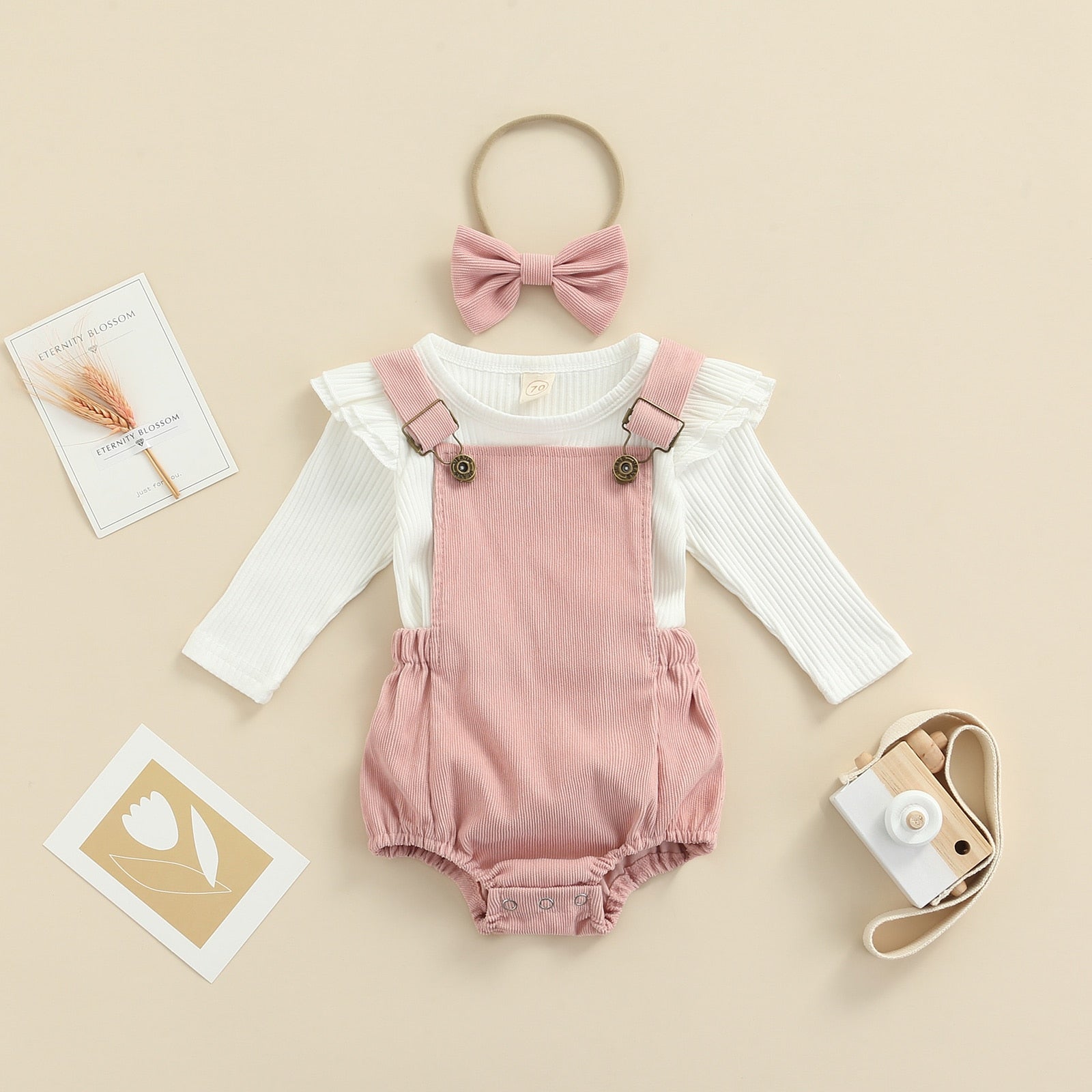 Baby Girl Corduroy Clothes Set