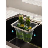 "Premium Suction Cup Kitchen Sink Filter Rack with Disposable Leftover Filter Pocket - Convenient Kitchen Garbage Drain Rack and Sink Strainer"