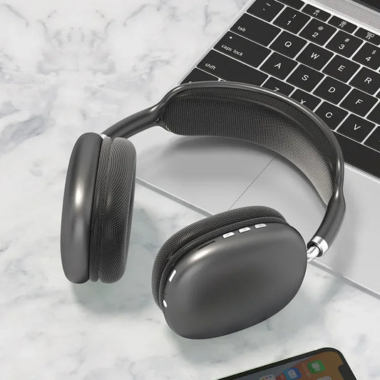 Professional title: "P9 Wireless Bluetooth Headphones with Noise Cancelling Mic, High-Fidelity Stereo Sound, Sports Gaming Headset with TF Card Support"