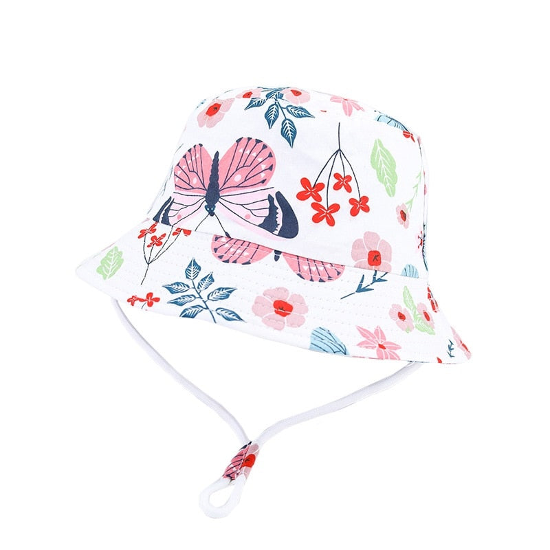 Girls Cartoon Fisherman Hat