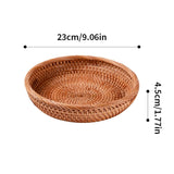 Hand Woven Round Fruit Basket