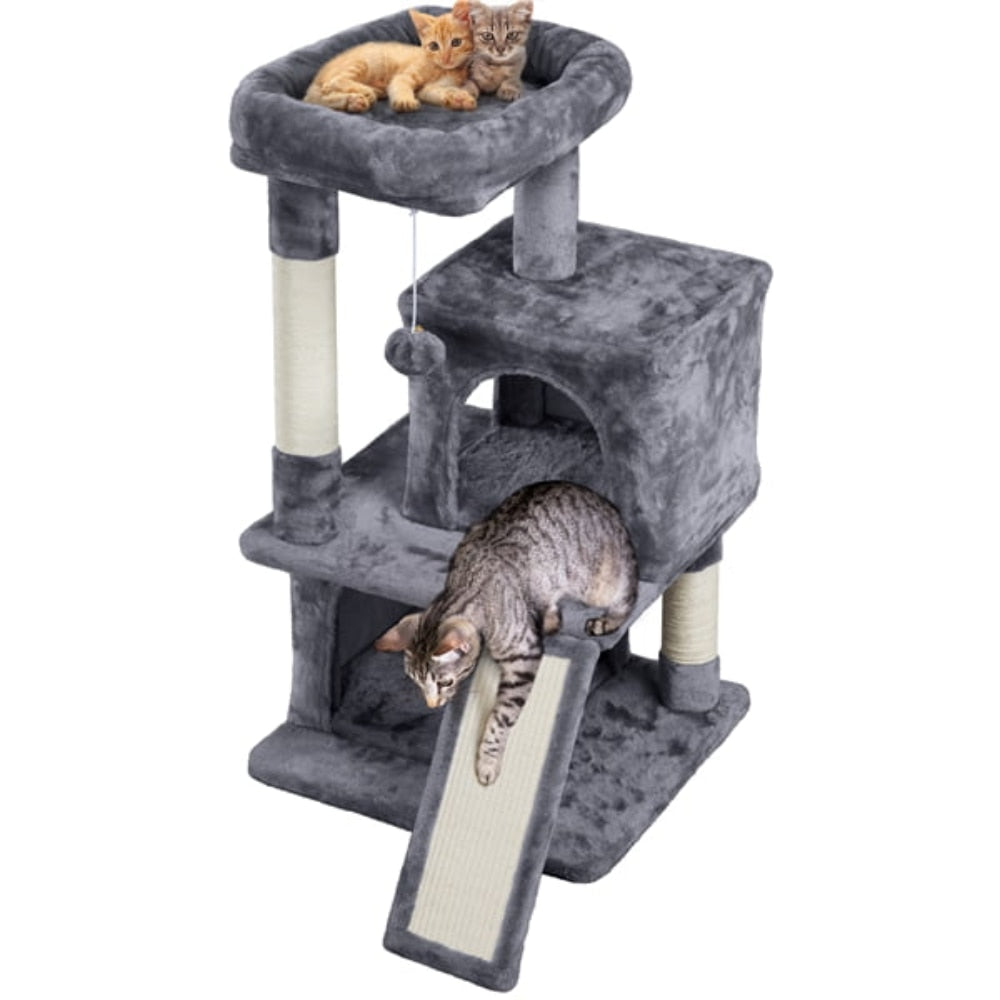 Cat Tree with Condo and Scratching