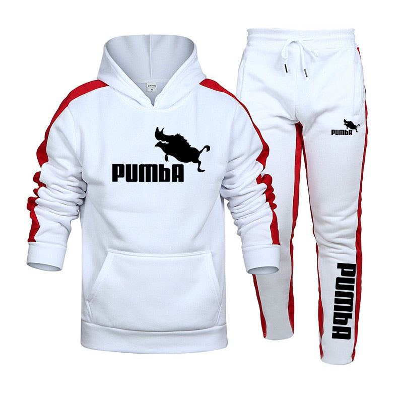 Mens Tracksuit Hooded Sweatshirts and Jogger Pants