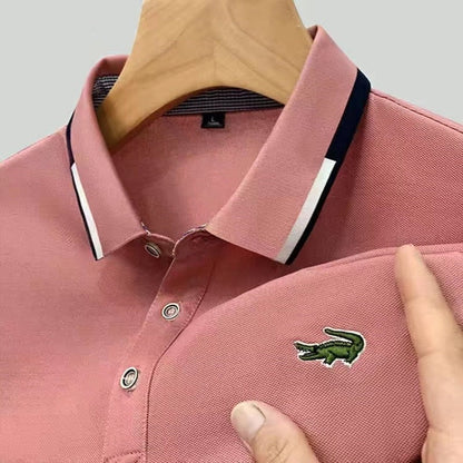 brand embroidered shirt offers superior comfort