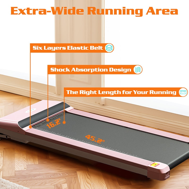 Portable Pad Flat Slim Treadmill