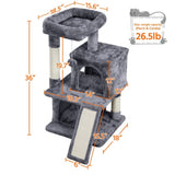 Cat Tree with Condo and Scratching