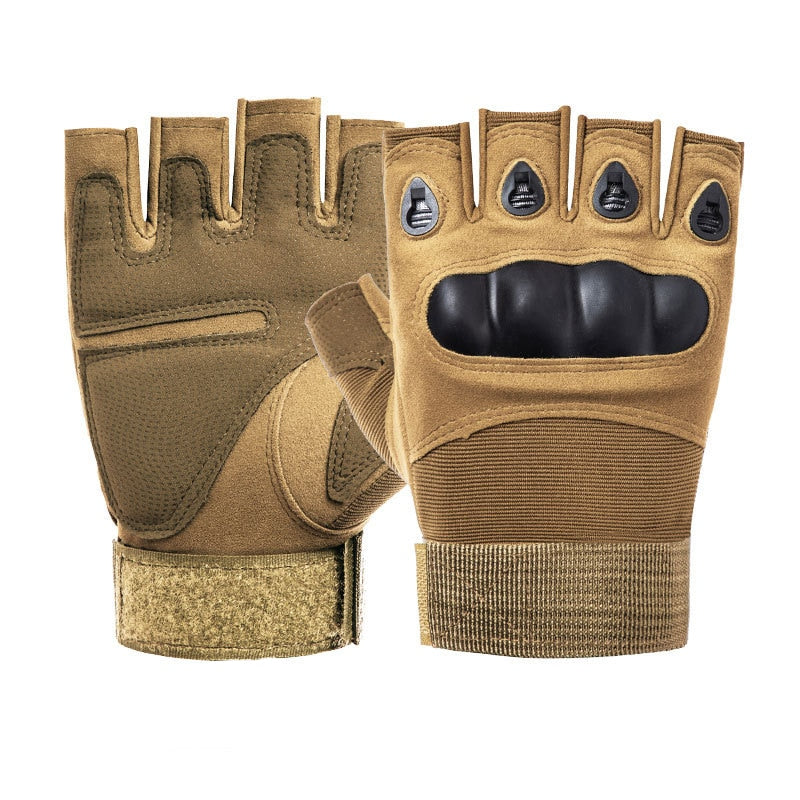 hard knuckle half finger gloves