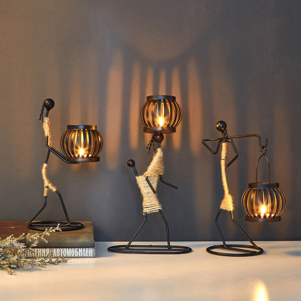 Nordic Creative Metal Candlestick