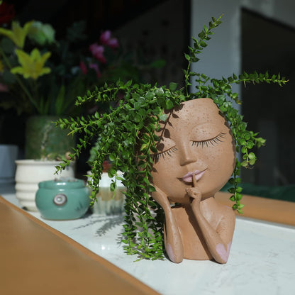 Head Face Flower Pot