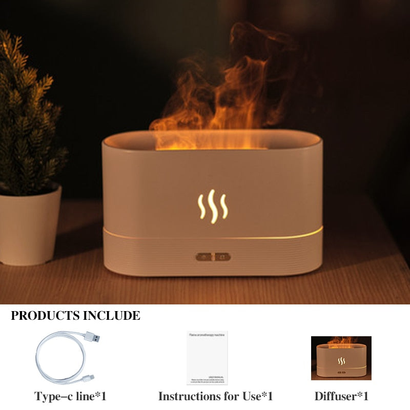 Flame Aroma Diffuser Air Humidifier